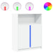 Dulap cu LED, alb, 77x34x100 cm, lemn prelucrat - WALTI WALTI