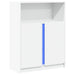 Dulap cu LED, alb, 77x34x100 cm, lemn prelucrat - WALTI WALTI