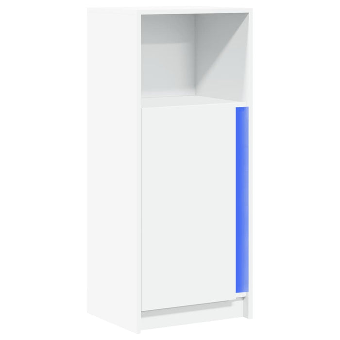 Dulap cu LED, alb, 42,5x34x100 cm, lemn prelucrat - WALTI WALTI