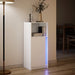 Dulap cu LED, alb, 42,5x34x100 cm, lemn prelucrat - WALTI WALTI