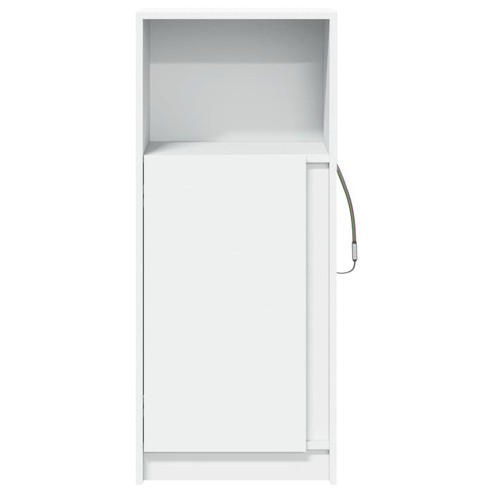 Dulap cu LED, alb, 42,5x34x100 cm, lemn prelucrat - WALTI WALTI