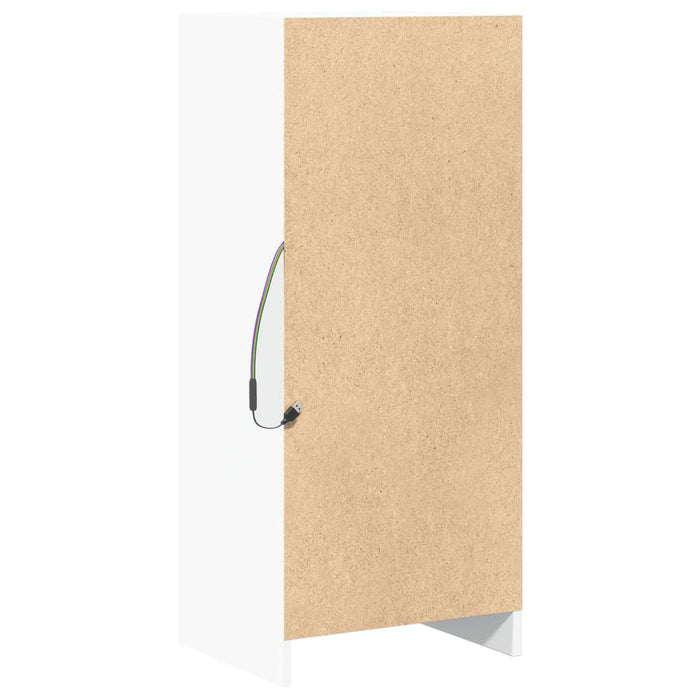Dulap cu LED, alb, 42,5x34x100 cm, lemn prelucrat - WALTI WALTI