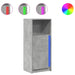 Dulap cu LED, gri beton, 42,5x34x100 cm, lemn prelucrat - WALTI WALTI