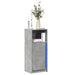 Dulap cu LED, gri beton, 42,5x34x100 cm, lemn prelucrat - WALTI WALTI