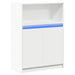 Dulap cu LED, alb, 72x34x100 cm, lemn prelucrat - WALTI WALTI