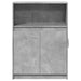 Dulap cu LED, gri beton, 72x34x100 cm, lemn prelucrat - WALTI WALTI