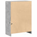 Dulap cu LED, gri beton, 72x34x100 cm, lemn prelucrat - WALTI WALTI