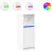 Dulap cu LED, alb, 38x34x100 cm, lemn prelucrat - WALTI WALTI