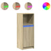 Dulap cu LED, stejar sonoma, 38x34x100 cm, lemn prelucrat - WALTI WALTI
