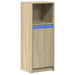 Dulap cu LED, stejar sonoma, 38x34x100 cm, lemn prelucrat - WALTI WALTI