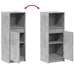 Dulap cu LED, gri beton, 38x34x100 cm, lemn prelucrat - WALTI WALTI
