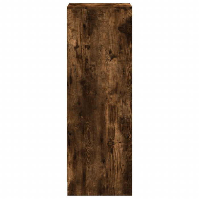 Dulap cu LED, stejar fumuriu, 38x34x100 cm, lemn prelucrat - WALTI WALTI