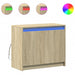 Dulap cu LED, stejar sonoma, 72x34x61 cm, lemn prelucrat - WALTI WALTI