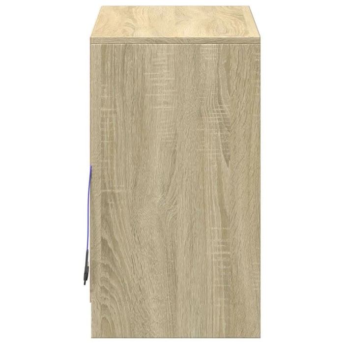 Dulap cu LED, stejar sonoma, 72x34x61 cm, lemn prelucrat - WALTI WALTI