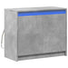 Dulap cu LED, gri beton, 72x34x61 cm, lemn prelucrat - WALTI WALTI
