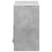 Dulap cu LED, gri beton, 72x34x61 cm, lemn prelucrat - WALTI WALTI