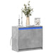 Dulap cu LED, gri beton, 72x34x61 cm, lemn prelucrat - WALTI WALTI