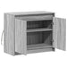 Dulap cu LED, gri sonoma, 72x34x61 cm, lemn prelucrat - WALTI WALTI