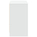 Dulap TV cu LED, alb, 91x34x61 cm, lemn prelucrat - WALTI WALTI