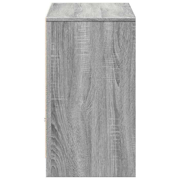 Dulap TV cu LED, gri sonoma, 91x34x61 cm, lemn prelucrat - WALTI WALTI