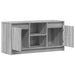 Dulap TV cu LED, gri sonoma, 100x34x50 cm, lemn prelucrat - WALTI WALTI