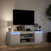 Dulap TV cu LED, alb, 139,5x34x50 cm, lemn prelucrat - WALTI WALTI