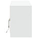 Dulap TV cu LED, alb, 139,5x34x50 cm, lemn prelucrat - WALTI WALTI