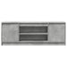 Dulap TV cu LED, gri beton, 139,5x34x50 cm, lemn prelucrat - WALTI WALTI