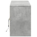 Dulap TV cu LED, gri beton, 139,5x34x50 cm, lemn prelucrat - WALTI WALTI