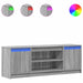 Dulap TV cu LED, gri sonoma, 139,5x34x50 cm, lemn prelucrat - WALTI WALTI