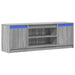 Dulap TV cu LED, gri sonoma, 139,5x34x50 cm, lemn prelucrat - WALTI WALTI