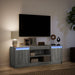 Dulap TV cu LED, gri sonoma, 139,5x34x50 cm, lemn prelucrat - WALTI WALTI