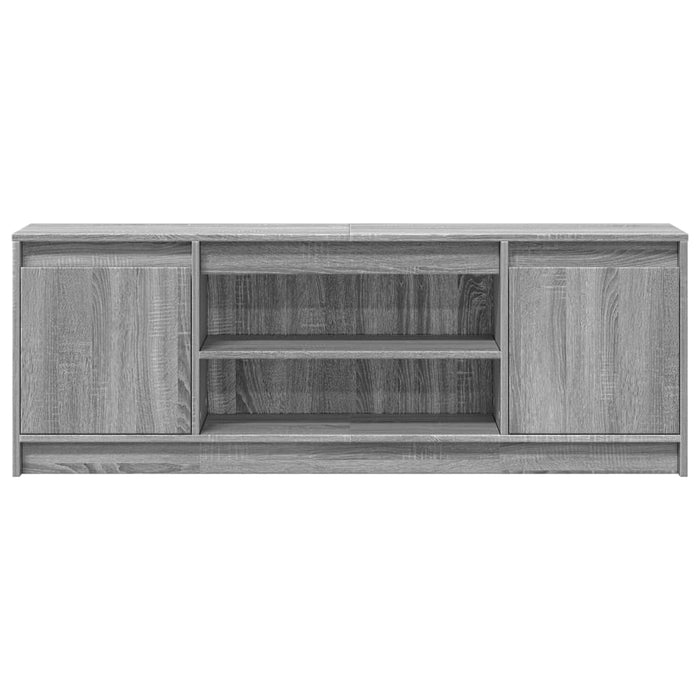 Dulap TV cu LED, gri sonoma, 139,5x34x50 cm, lemn prelucrat - WALTI WALTI