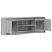 Dulap TV cu LED, gri sonoma, 139,5x34x50 cm, lemn prelucrat - WALTI WALTI