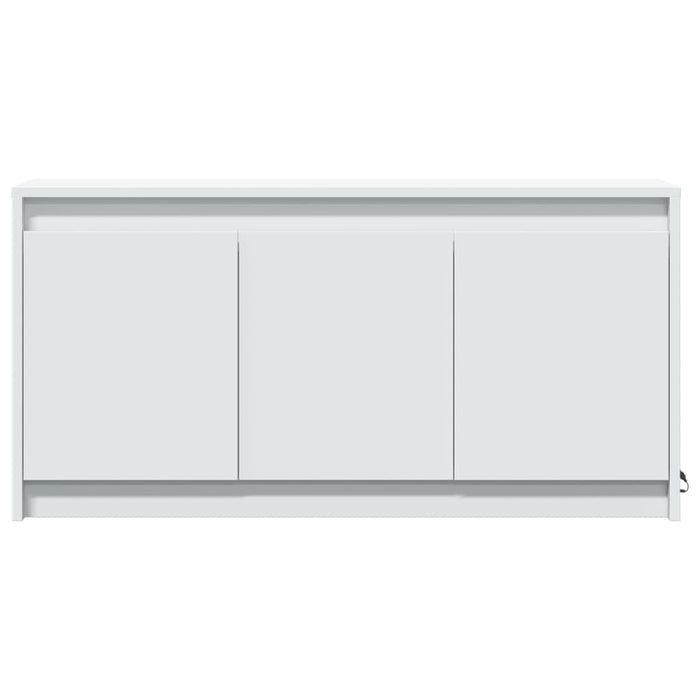 Dulap TV cu LED, alb, 100x34x50 cm, lemn prelucrat - WALTI WALTI