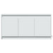 Dulap TV cu LED, alb, 100x34x50 cm, lemn prelucrat - WALTI WALTI