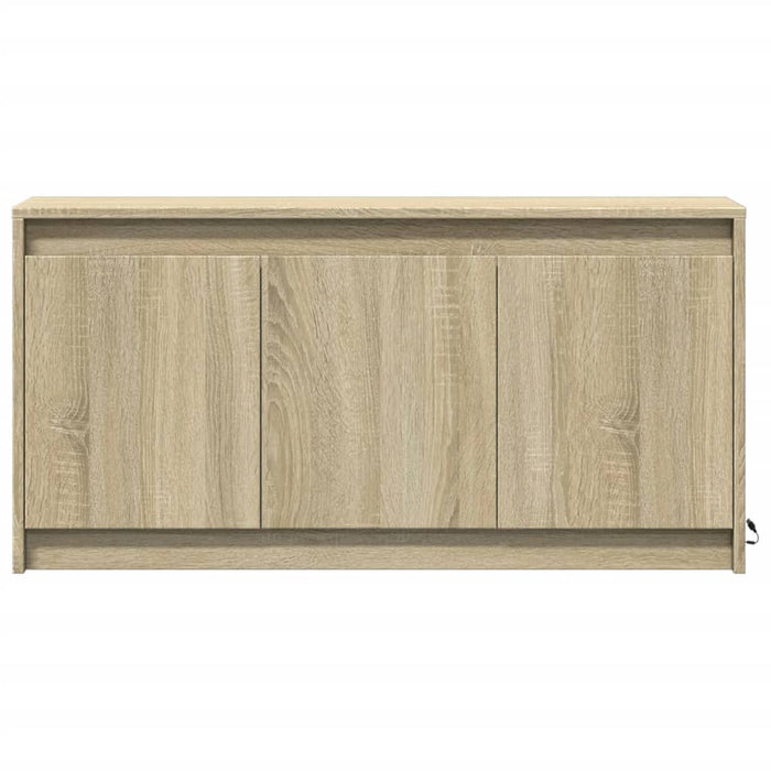 Dulap TV cu LED, stejar sonoma, 100x34x50 cm, lemn prelucrat - WALTI WALTI