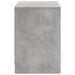 Dulap TV cu LED, gri beton, 100x34x50 cm, lemn prelucrat - WALTI WALTI