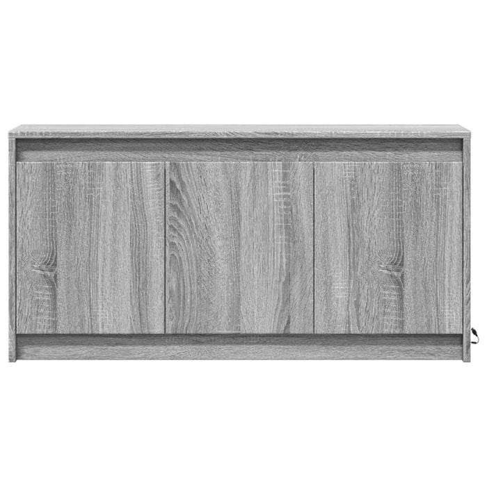 Dulap TV cu LED, gri sonoma, 100x34x50 cm, lemn prelucrat - WALTI WALTI