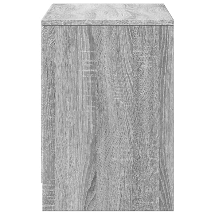 Dulap TV cu LED, gri sonoma, 100x34x50 cm, lemn prelucrat - WALTI WALTI