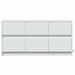 Dulap TV cu LED, alb, 100x34x50 cm, lemn prelucrat - WALTI WALTI