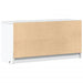 Dulap TV cu LED, alb, 100x34x50 cm, lemn prelucrat - WALTI WALTI