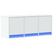 Dulap TV cu LED, alb, 97x34x40 cm, lemn prelucrat - WALTI WALTI