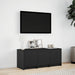 Dulap TV cu LED, negru, 97x34x40 cm, lemn prelucrat - WALTI WALTI