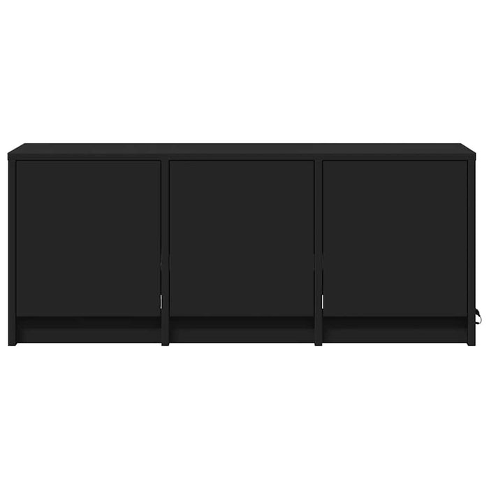 Dulap TV cu LED, negru, 97x34x40 cm, lemn prelucrat - WALTI WALTI