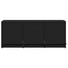 Dulap TV cu LED, negru, 97x34x40 cm, lemn prelucrat - WALTI WALTI