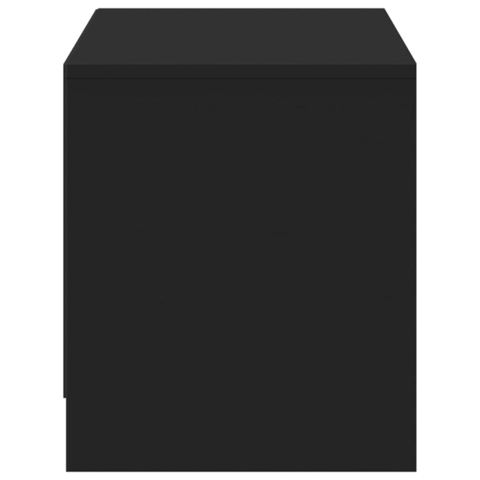 Dulap TV cu LED, negru, 97x34x40 cm, lemn prelucrat - WALTI WALTI