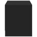 Dulap TV cu LED, negru, 97x34x40 cm, lemn prelucrat - WALTI WALTI