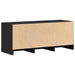 Dulap TV cu LED, negru, 97x34x40 cm, lemn prelucrat - WALTI WALTI