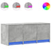 Dulap TV cu LED, gri beton, 97x34x40 cm, lemn prelucrat - WALTI WALTI
